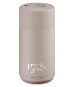 frank green Ceramic Reusable Cup with Button Lid Moon Dust