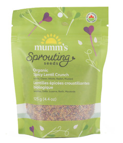 image of Mumm's Sprouting Seeds Organic Spicy Lentil Crunch with sku:331311