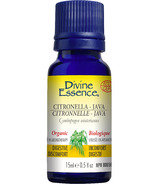 Divine Essence Citronella Java Huile essentielle biologique