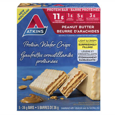 Atkins Peanut Butter Protein Wafer Crisps Atkins Peanut Butter Protein Wafer Crisps