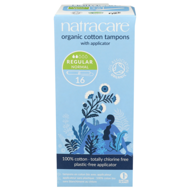 L. Organic Cotton Duo Tampons Light/Regular Absorbency, 42 count - Foods Co.