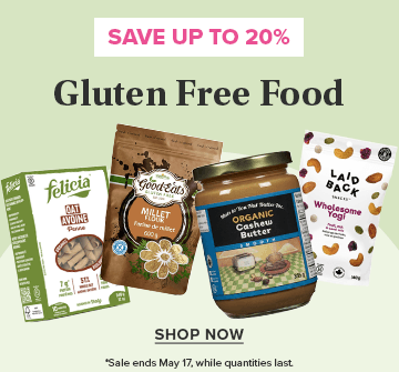 Save up to 20% on Gluten Free Food