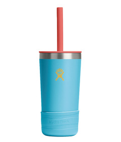 Hydro Flask Kids Tumbler with Straw & Boot Bluejay