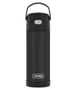 Thermos Stainless Steel FUNtainer Bottle with Spout Matte Black