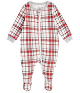 petit lem Scarlet Sleeper Plaid Red