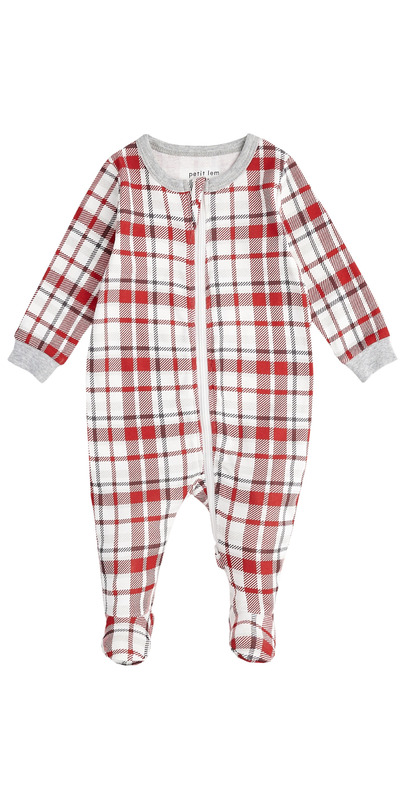 Petit Lem Slate Striped Modal Rib Sleeper main image 0
