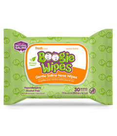 Boogie Saline Nose Wipes Fresh