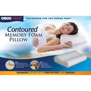 Buy Obus Forme Contoured Memory Foam Pillow At Well Ca Free Shipping 35 In Canada