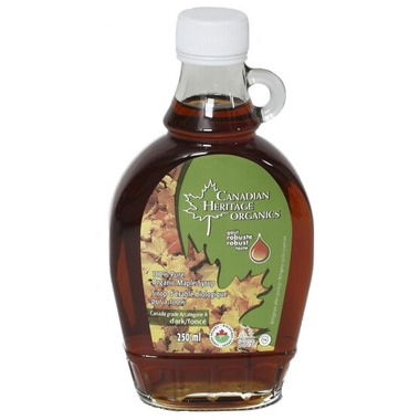 Canadian Heritage Organics Dark Maple Syrup Small Canadian Heritage Organics Dark Maple Syrup Small