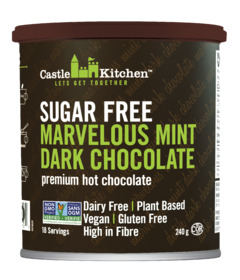 image of Castle Kitchen Hot Chocolate Sugar Free Marvelous Mint Dark Chocolate with sku:223964
