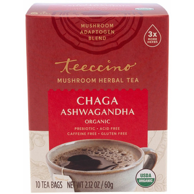 ashwagandha mushroom chaga teeccino herb tea