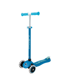 Globber Primo Plus Glow Lights Scooter Blue