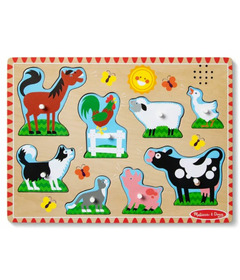 Melissa & Doug Farm Animals Sound Puzzle