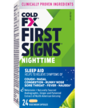 COLD-FX premiers signes la nuit