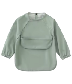 Bulle Long Sleeved Waterproof Bib Eucalyptus