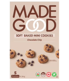 MadeGood Soft Baked Mini Cookies Chocolate Chip