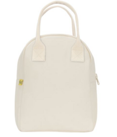 Fluf Zipper Lunch Bag Natural