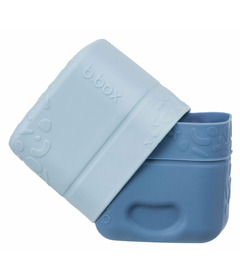 b.box Silicone Snack Cup Bento Lunch Box Ocean