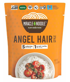 Miracle Noodle Plant Based Noodles Ready To Eat Angel Hair Style