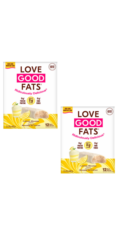 Buy Love Good Fats Lemon Mousse Snack Bar Bundle at Well.ca | Free ...