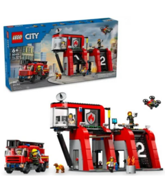 LEGO City Fire Station With Fire Truck