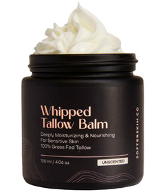SofterSkin Whipped Tallow Balm Face & Body Moisturizer Unscented