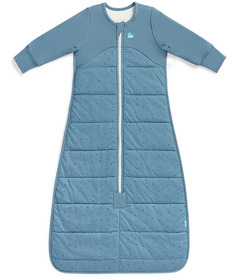 Love to Dream Swaddle Sleep Bag Quilted Stretch Cotton Pebbles Blue 2.5 TOG