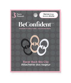 BeConfident Racer Back Bra Clips Narrow Multicolour