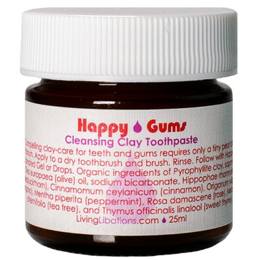 gums happy libations clay living toothpaste