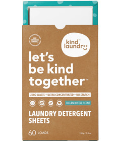 image of Kind Laundry Detergent Sheets Ocean Breeze Scent with sku:218449