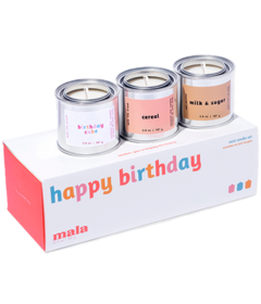 Mala The Brand Scented Candle Gift Set Happy Birthday