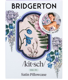 Kitsch x Bridgerton King Satin Pillowcase Wisteria