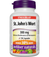 Webber Naturals Extrait de Millepertuis 300 mg