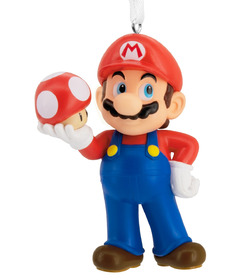 Hallmark Christmas Ornament Super Mario With Super Mushroom