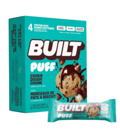 Built Bar Puffs Cookie Dough Chunk