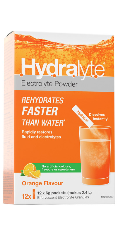 Buy Hydralyte Effervescent Electrolyte Granule Sticks Orange at Well.ca ...