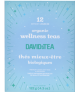 DAVIDsTEA Calendrier de l'Avent, 12 jours de thés mieux-être