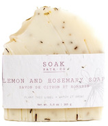 SOAK Bath Co Soap Bar Lemon & Rosemary