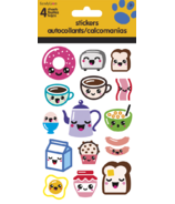 Trends Food Fun 4 Sheet Stickers