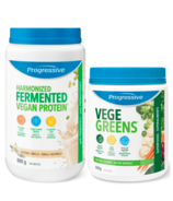 Progressive Harmonized Fermented Vegan Protein + VegeGreens Bundle