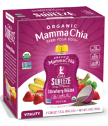 Mamma Chia Organic Chia Squeeze Strawberry Banana