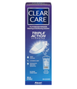 Clear Care solution nettoyante et désinfectante triple action