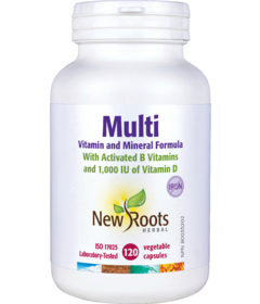 New Roots Herbal Multi Vitamin and Mineral Formula Iron-Free