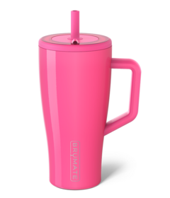 BruMate Era Straw Tumbler Neon Pink