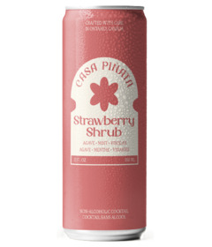 Casa Pinata Non-Alcoholic Cocktail Strawberry Shrub