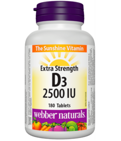 Webber Naturals Extra Strength Vitamin D3 2500 IU