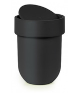 Umbra Touch Waste Can With Lid Black