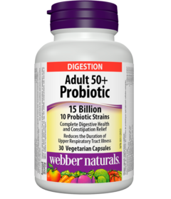 Webber Naturals Adults 50+ Probiotic 15 Billion