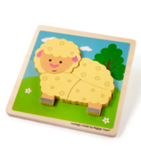 Bigjigs Toys Chunky Lift Out Puzzle Sheep (mouton)