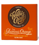 Barre de chocolat à l'orange délicate de Willie's Cacao